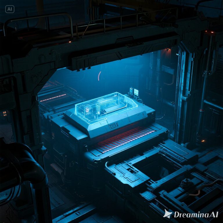 Mesin press digital terhubung dengan sistem smart factory berbasis IoT dan AI.