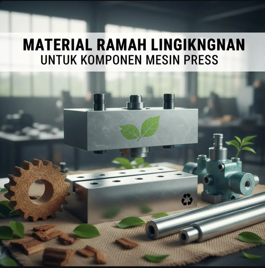 Material ramah lingkungan untuk komponen mesin press industri modern.