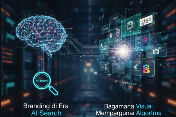 Ilustrasi simulasi metal forming pada komputer dengan model logam yang dibentuk secara digital